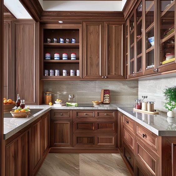 all wood kitchen cabinets