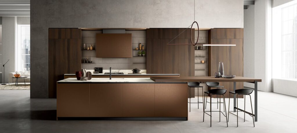 Dark Wood Kitchen Cabinets
