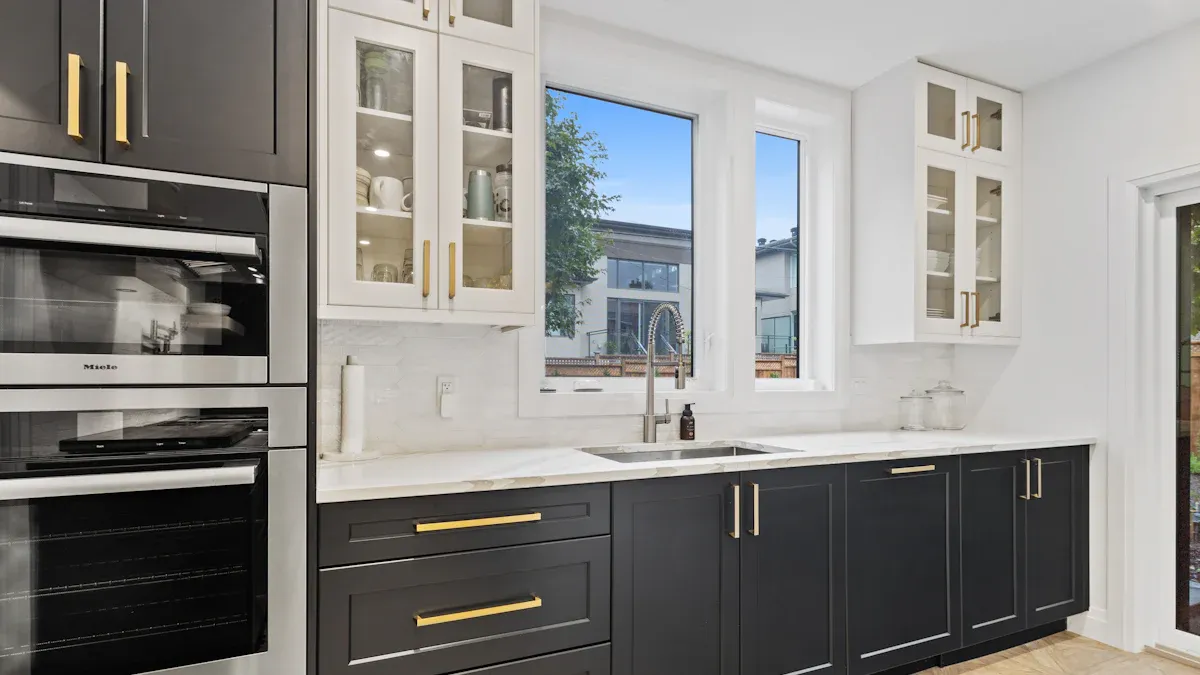 Glass-Front Cabinets For Luxury Homes