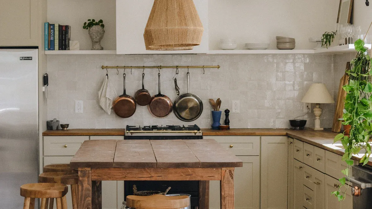 Countertops, Hardware, and Rustic Accents